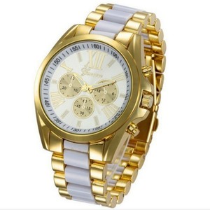 Venta al por mayor de moda <span class=keywords><strong>Ginebra</strong></span> reloj de tres ojos reloj de acero inoxidable de los hombres de cuarzo relojes - Product Image 4
