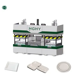 HGHY Biodegradable Disposable Paper Pulp Plate Making Machine