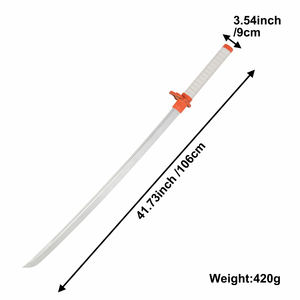 Replica 1:1 di Arma <span class=keywords><strong>in</strong></span> Schiuma per Cosplay, Spada <span class=keywords><strong>Samurai</strong></span> Giapponese Giocattolo, Katana per Accessori Costume - Product Image 5