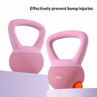 Kettlebell souple en PVC pour femmes, idéal pour les squats profonds, l'entraînement des hanches et le rehaussement des fessiers, favorisant la perte de poids