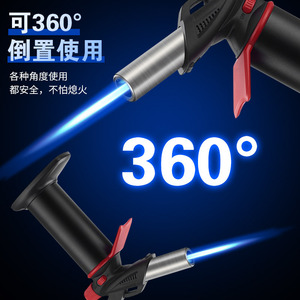 HB701 Spray Gun <b>Welding</b> <b>Torch</b> 360 Degree Rotating Direct Fire High Power Lighter With Windproof Function For <b>Welding</b> And Heating - Product Image 3
