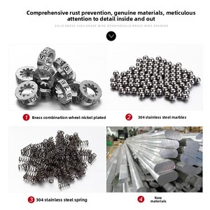 <span class=keywords><strong>Petit</strong></span> <span class=keywords><strong>cadenas</strong></span> en alliage d'aluminium à 4 chiffres pour <span class=keywords><strong>valise</strong></span> et boîte à outils, serrure à combinaison antirouille - Product Image 4