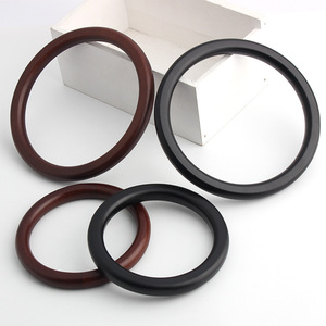 <span class=keywords><strong>Borsa</strong></span> a rete per vino rosso fai da te, tessuta a mano, a forma di manubrio, con manico in legno massello, colore unico, con anello in legno per appendere, resistente - Product Image 1