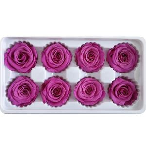 Flor que nunca se desvanece rosa roja eterna 4-5 cm cabeza de rosa en caja - Product Image 6