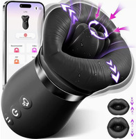 Rosenförmiger Saugvibrator mit App-Fernbedienung, 10 Zungenleck-Vibrationen, 3 Saugmodi für Klitoris und Brustwarzen, Leises Paar-Erwachsenenspielzeug
