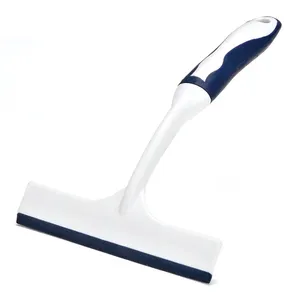 Popular Glass Wiper Cleaner White Head Plastic Window Squeegee Can Match Handle