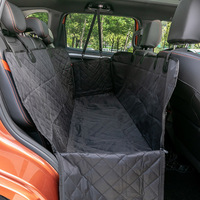 Housses de protection universelles de luxe pour sièges de voiture pour chiens, imperméables, avec fenêtre en maille, anti-rayures et antidérapantes