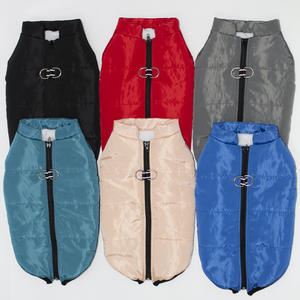 Su geçirmez ceket küçük büyük köpekler yumuşak yansıtıcı kış sıcak polar pet ceketler harnass - Product Image 4