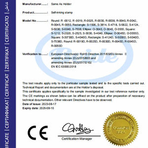 Faisant la Machine 12*12mm Mini Carré Enseignant Fournitures Logo Sceau Personnel Timbre Auto Encreur - Product Image 6