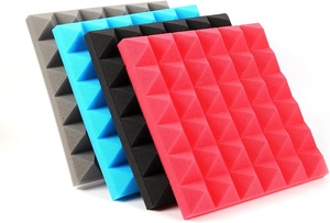 Diseño exterior de alta y baja frecuencia sonido diseño de banda ancha infrasonido espuma en aerosol acústico 50x50x5/30*30*5 - Product Image 6