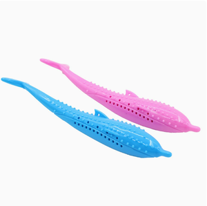 Giocattolo per Gatti a Forma di Pesce, con Erba Gatta, per Addestramento e Pulizia dei Denti, Divertente Gioco Interattivo per Gattini - Product Image 3