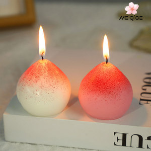Giá trị màu sắc cao đào hình sáp đậu nành nến hương liệu trái cây nhân tạo cho bữa tiệc sinh nhật đạo cụ ảnh nến thơm - Product Image 2