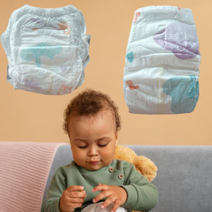 กางเกงผ้าอ้อ<span class=keywords><strong>ม</strong></span>เด็กแบบสวมใส่สบาย ระบายอากาศได้ดี <span class=keywords><strong>ม</strong></span>ีตัวอย่างฟรี รับผลิตแบบ OEM/ODM ขายส่งจากโรงงาน ราคาถูก - Product Image 5