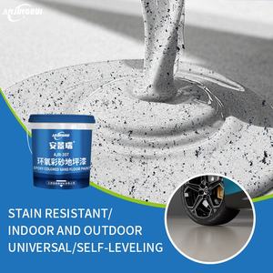 <span class=keywords><strong>Peinture</strong></span> de sol en sable de couleur époxy résistante à l'usure à haute dureté <span class=keywords><strong>pour</strong></span> une application simple au pinceau <span class=keywords><strong>Peinture</strong></span> auto-nivelante en marbre - Product Image 2