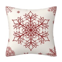 Housse de coussin de noël 3D taie d'oreiller carrée décor à la maison ensemble quatre housses de coussin pour salon canapé et chambre