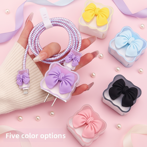 Funda Protectora para <span class=keywords><strong>Cargador</strong></span> Big Wave/Bow para 15promax, Carga Rápida <span class=keywords><strong>de</strong></span> 20W para Cable <span class=keywords><strong>de</strong></span> Datos, Anti-Rotura - Product Image 1