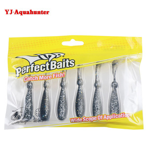 Señuelo de pesca de fondo T-Tail Soft Worm de 82 mm y 4.6 g para la pesca de lubina - Product Image 4