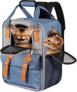JW-Mochila De Viaje desmontable para mascotas, Mochila pequeña para gatos y perros, para senderismo - Product Image 1