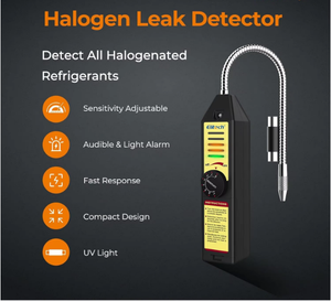 Détecteur de fuite de gaz réfrigérant haute précision HEDAO avec alarme sonore et visuelle, testeur CVC, détecteur de fuite de climatisation R22 R410A WJL-6000S - Product Image 2
