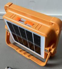 ไฟฉุกเฉินแบบชาร์จไฟได้ LED 400W USB พลังงานแสงอาทิตย์ในตัว DC5V-6V ABS แบตเตอรี่ลิเธียม 2x1200mAh 5000 ลูเมน IP20 - Product Image 2