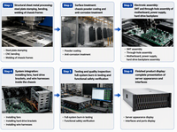 Server Rak PowerEdge R930 4U Bekas, Server Penyimpanan Enterprise yang Direkondisi