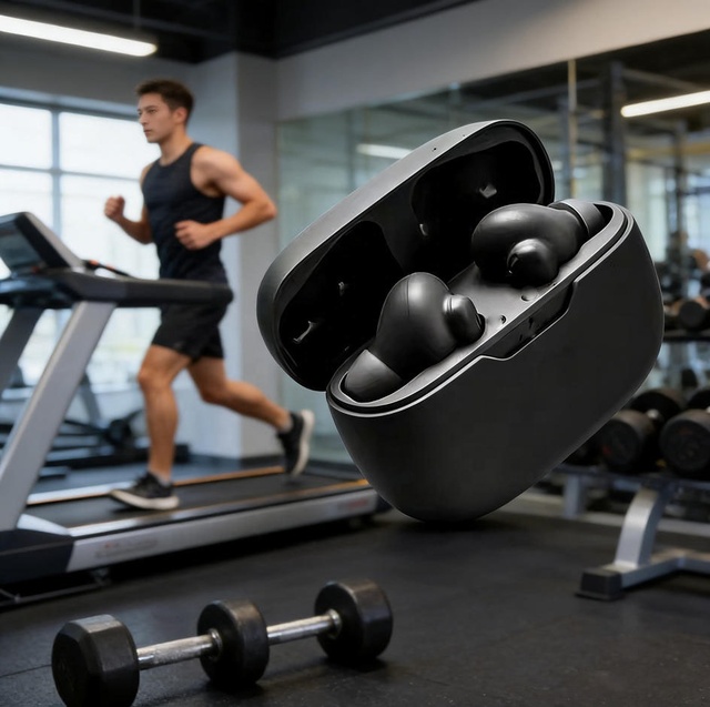 OEM WAVEBEAM2 True Wireless in Ear Earbuds Jogging Running Anti Slip Secure Fit Sweatproof Sport Wireless Headphone Rechargeable
