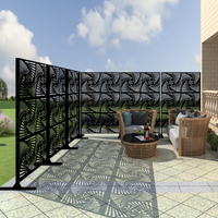Panneaux muraux décoratifs CNC modernes, cloisons en aluminium pour balcon, revêtement mural en aluminium, profilé de panneau extérieur