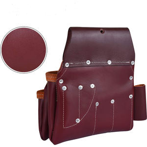 Zware 19 Pocket Lederen Tool Pouch Multifunctionele Zakken Werk Organizer Bag Framing Vet Lip Gereedschaphouder - Product Image 2