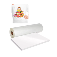 POTRY Rollo de Película PET DTF Soluble en Agua de Baja Temperatura para Transferencia de Calor de 30cm y 60cm para Ropa y Plotter de Corte