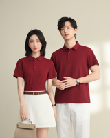 Kaos Polo Sutra Mulberry Katun Halus Pelindung Sinar Matahari Logo Sesuai Pesanan, Pakaian Tim, Pakaian Kerja, Kaos Promosi