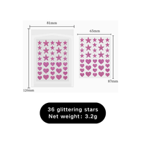 Patchs Hydrocolloïdes Anti-Acné Étoile et Cœur Scintillants Certifiés CE/MSDS, Vente en Gros Directe Usine OEM ODM Patchs Personnalisés pour Boutons