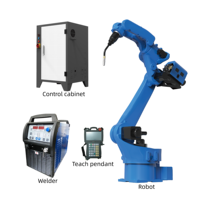 Brazo Robótico Industrial Compacto de 6 Ejes y 10 kg con PLC y Motor para Soldadura Láser de Precisión y Línea de Ensamblaje