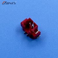 Connecteur de câble JINDA 1.25T-1-LT-2A (rouge) DC LED PCB fil-à-carte/fil-à-fil P-1.25mm 125V en bronze phosphoreux étamé