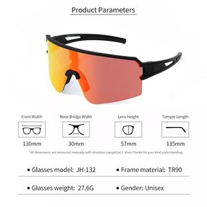 Lunettes de soleil de sport RTS Protection UV400 Lunettes de cyclisme et de course à pied Lentilles polarisées miroir TAC Lunettes de sécurité pour la conduite en plein air Personnalisées - Product Image 2