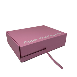 กล่องกระดาษลูกฟูกสีชมพูพิมพ์โลโก้ตามสั่ง กล่องไปรษณีย์สำหรับใส่เค้ก - Product Image 2