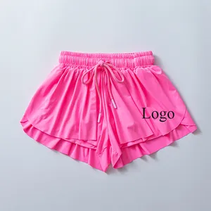 King Mcgreen Star personnalisé Flowy Sports Run Shorts femmes papillon <span class=keywords><strong>Tennis</strong></span> jupe avec poches Gym Yoga athlétique Biker Spandex jupe - Product Image 1