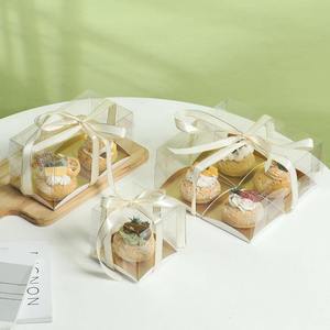 Boîtes cadeaux transparentes pour bonbons, pommes, petits gâteaux, 3 pouces, boîte d'emballage alimentaire transparente pour animaux de compagnie - Product Image 2
