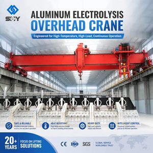 <span class=keywords><strong>Grue</strong></span> à pont multifonctionnelle CE ISO pour la protection contre les gaz HF et les champs magnétiques, pour l'électrolyse de l'aluminium en atelier - Product Image 5