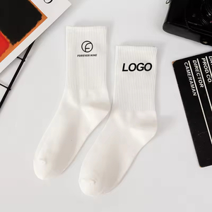 High Quality Wholesale Custom Embroidered Letter Logo <b>Sock</b> Cotton Designer Mixed Color Pattern Crew <b>Socks</b> - Product Image 2