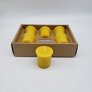 Reine Bienenwachs-Öko-Teelichter für Diwali, 4 Stunden Brenndauer, Natürlich Gelb, Rauchfrei, Sauber Brennend für Zuhause, Kirche und Spa - Product Image 5