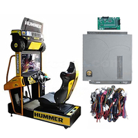 Machine d'amusement Hummer à pièces Jeux d'arcade Simulateur Lecteur vidéo Machine de jeu de course de voiture Kit de bricolage