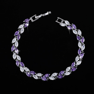 Trending <span class=keywords><strong>2020</strong></span>, joyería de moda, pulsera llena de oro, pulsera de circón brillante para mujer - Product Image 4