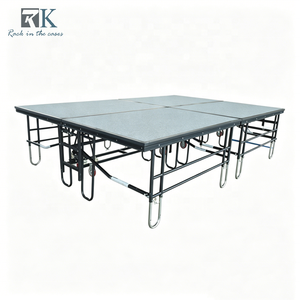เวทีพับได้แบบพกพาพร้อมบันได  แท่นเวทีเคลื่อนที่สำหรับงานแต่งงาน - Product Image 5