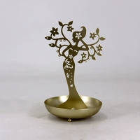 Petit mannequin de danseuse spécial pour boucles d'oreilles, support de voyage pour bijoux, support pour bagues, support à bijoux pour la décoration de bijouterie