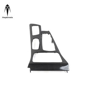 Applicable à pour <span class=keywords><strong>BMW</strong></span> F10 F18 modifié intérieur en fibre de carbone garniture de porte en fibre de carbone tableau de bord de commande central - Product Image 3