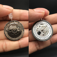 Mouvement Automatique Japonais TMI Stop Secondes à Remontage Manuel NH35A avec Date, Calibre Rond 12''' de 29,36 mm, 27,40 mm, 5,32 mm