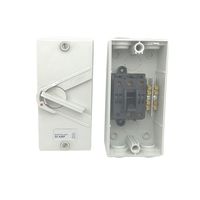 Interrupteur isolateur électrique miniature étanche 2 pôles 20A AS/NZS