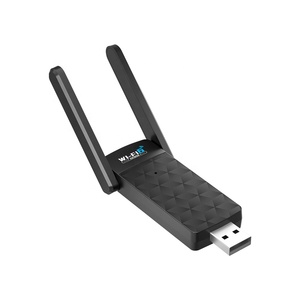Nhà Máy Ban Đầu 1800Mbps 2 Anten 2.4G 5Ghz Dual Band Wifi USB <span class=keywords><strong>Adapter</strong></span> Trình Điều Khiển Không Dây Miễn Phí Card Mạng Cho Các Cửa Sổ <span class=keywords><strong>7</strong></span> 10 11 - Product Image 2