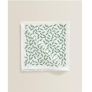 Arbre de Noël Feuille Floral Design Cuisine Linge Serviette Meilleur Prix Qualité Supérieure 100% Coton Réutilisable Durable Élégant - Product Image 3