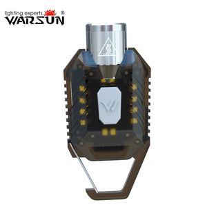 مصباح يدوي قابل لإعادة الشحن WARSUN G3 للاستخدام الخارجي بقوة 800 لومن، مقاوم للماء IPX5، مصدر ضوء <span class=keywords><strong>LED</strong></span> محمول مع مغناطيس وحلقة مفاتيح وإضاءة جانبية، مصباح صغير كهدية - Product Image 6